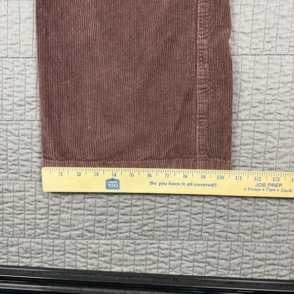 Cotton On Pants Women 4 Brown Corduroy Cargo Wide Leg Boho Hippie Loose Festival - Picture 11 of 12